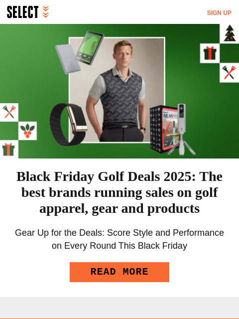 golfdigest newsletter: Black Friday Golf Deals 2025