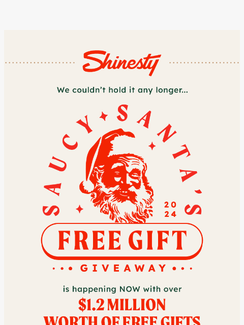 Saucy Santa's Free gift giveaway starts now. Get up to 8 free gifts ͏ ͏ ͏ ͏ ͏ ͏ ͏ ͏ ͏ ͏ ͏ ͏ ͏ ͏ ͏ ͏ ͏ ͏ ͏ ͏ ͏ ͏ ͏ ͏ ͏ ͏ ͏ ͏ ͏ ͏ ͏ ͏ ͏ ͏ ͏ ͏ ͏ ͏ ͏ ͏ ͏ ͏ ͏ ͏ ͏ ͏ ͏ ͏ ͏ ͏ ͏ ͏ ͏ ͏ ͏ ͏ ͏ ͏ ͏ ͏ ͏ ͏ ͏ ͏ ͏