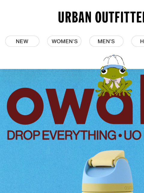 urbanoutfitters newsletter: a new, exclusive Owala print 🐇🦆🐿️