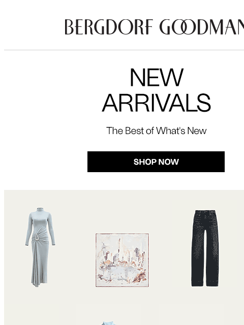 bergdorfgoodman newsletter: Newness Report: This Just In