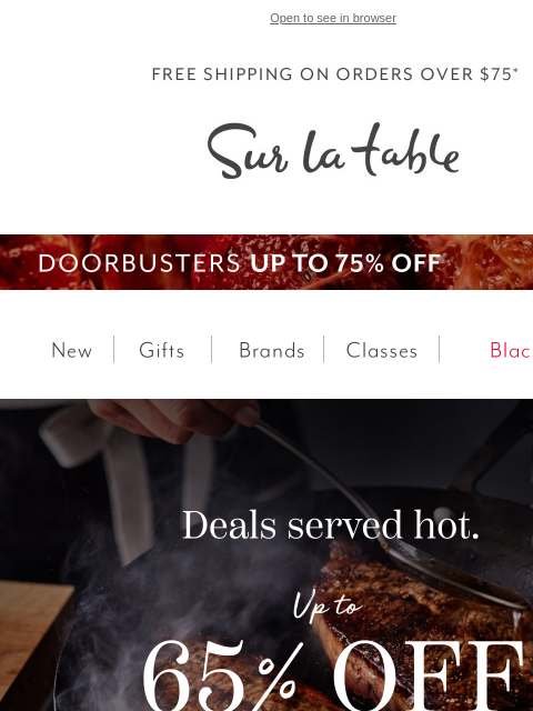 surlatable newsletter:  🎁 It's Black Friday—your way.