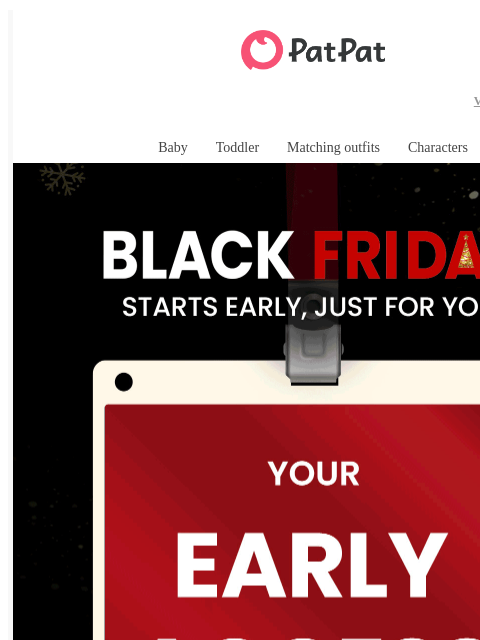 patpat newsletter: 🖤 Black Friday Deals — 40%–50% Off Almost Everyth...