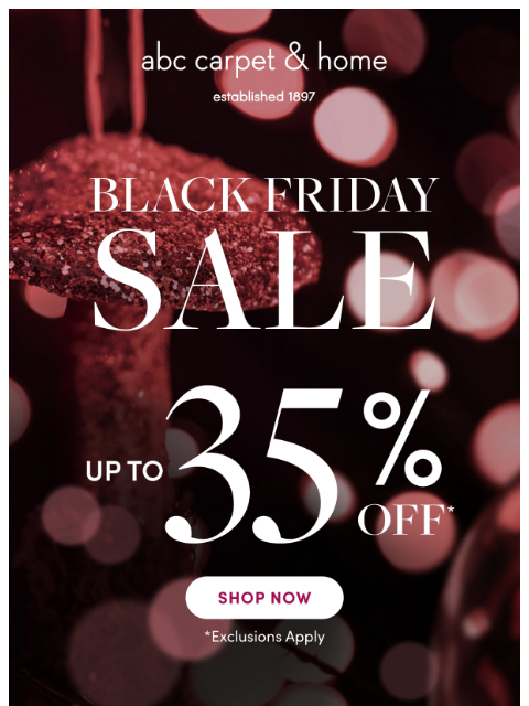 abchome newsletter: The Deals of the Year are Here!