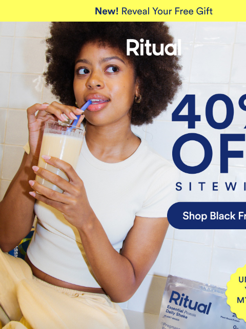 ritual newsletter: JUST IN 🗞️ Get a FREE GIFT with your order