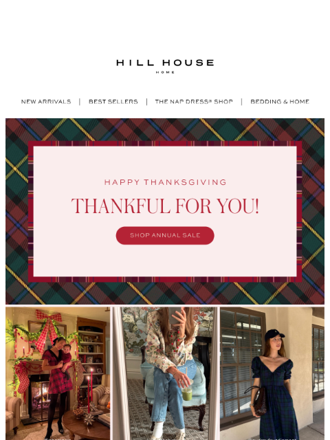 hillhousehome newsletter: Happy Thanksgiving!