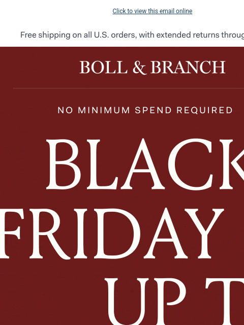 bollandbranch newsletter: 💥 IT’S HERE! 25% OFF for Black Friday 💥