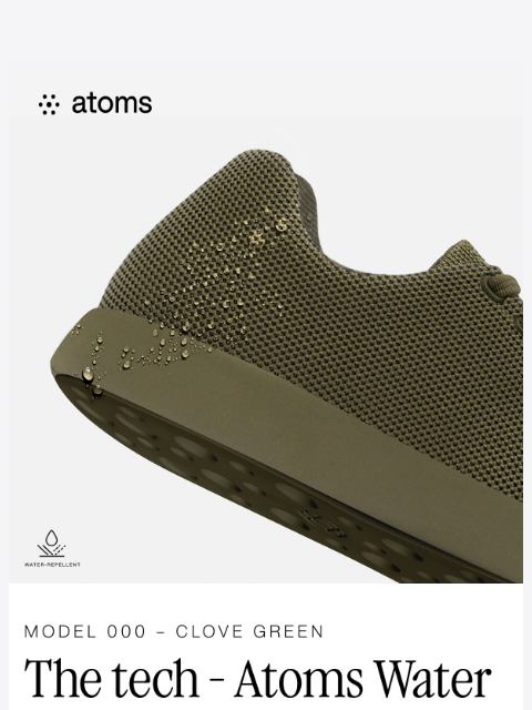 atoms newsletter: How we made Clove Green water-repellent