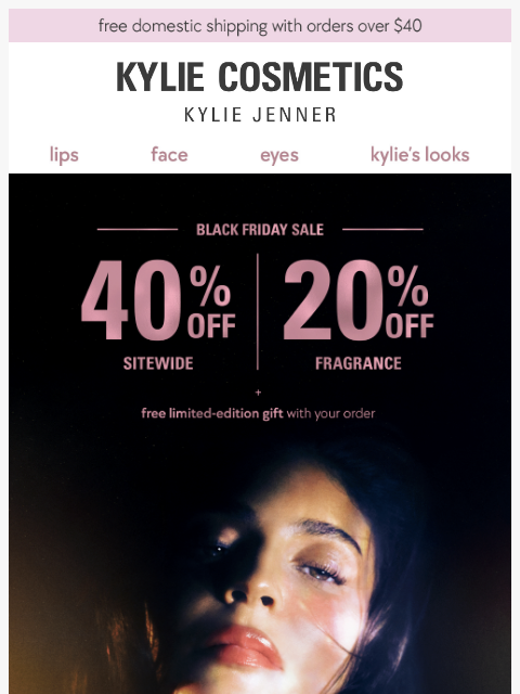 kyliecosmetics newsletter: online exclusive: 20% OFF fragrance 💫