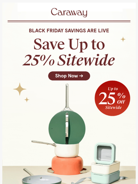 carawayhome newsletter: THE BLACK FRIDAY SALE IS ON!