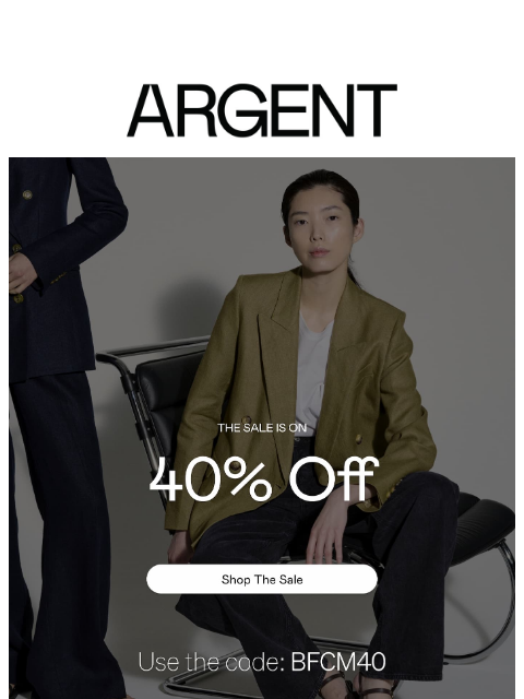 argentwork newsletter: THE SALE IS ON: Shop 40% off now.