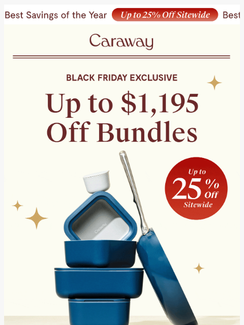 carawayhome newsletter: 📣 Major Price Drops: Our Best Bundles