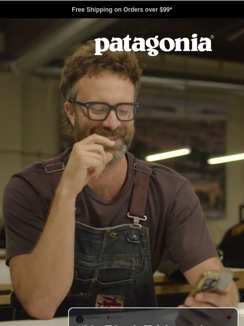 patagonia newsletter: Our Black Friday