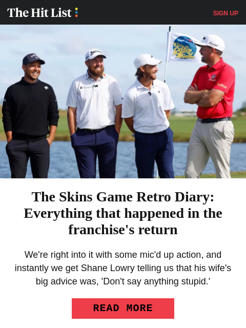 golfdigest newsletter: Nelly Korda's Black Friday surprise