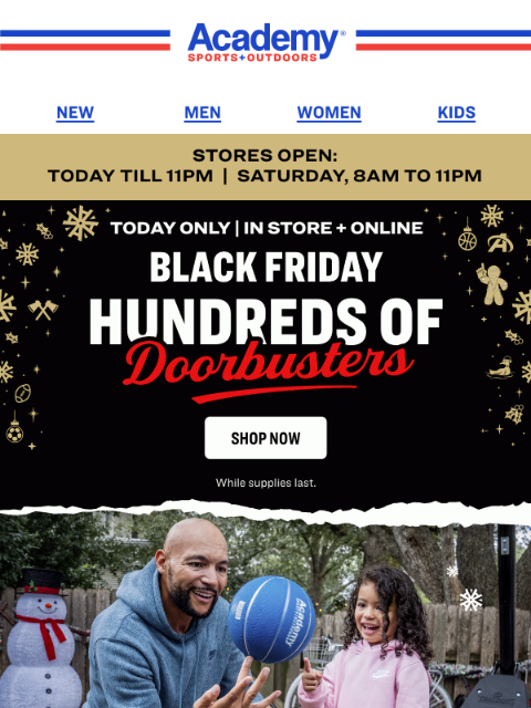 academy newsletter: Look What’s On Our Nice List: 50% OFF Fleece + Mor...