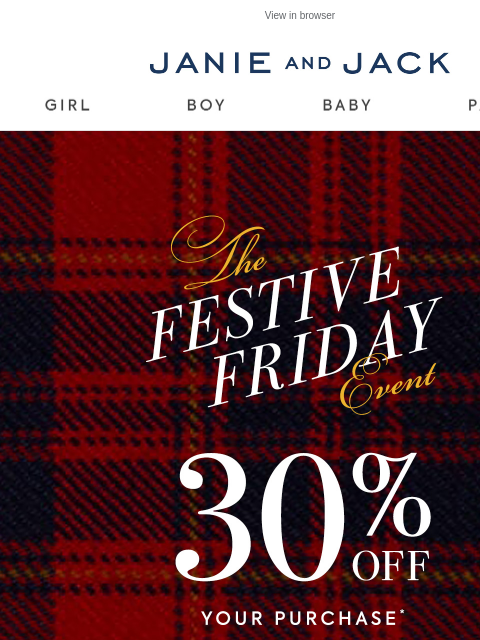 janieandjack newsletter: 🎁 Our gift to you: up to 70% off + free shipping ...