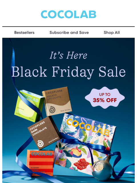 cocolab newsletter: ATTN: Black Friday Sale starts now