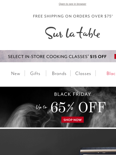 surlatable newsletter: Black Friday Steals: Favorites Under $100