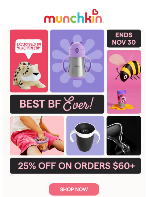 munchkin newsletter: 25% Off 25% Off 25% Off