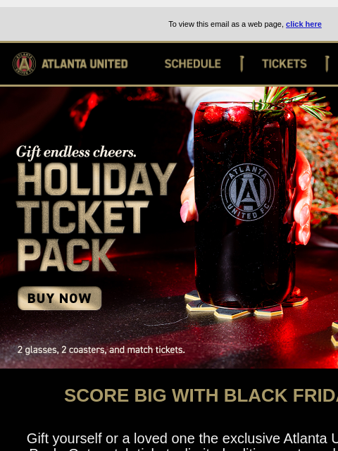 atlutd newsletter: Gift Endless Cheers 🎁​