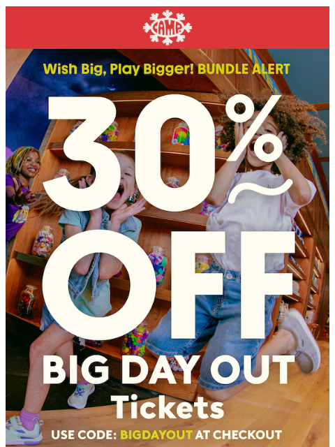 camp newsletter: Early access to our Black Friday Deal 💥