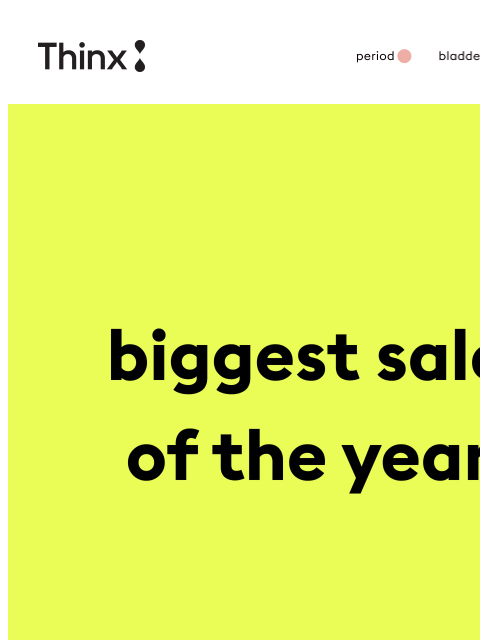 shethinx newsletter: This sale is on fire 🔥