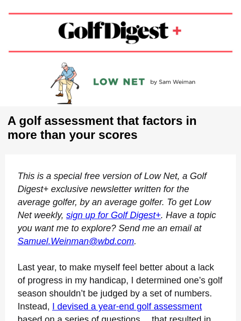 A golf assessment that factors in more than your scores ‌ ‌ ‌ ‌ ‌ ‌ ‌ ‌ ‌ ‌ ‌ ‌ ‌ ‌ ‌ ‌ ‌ ‌ ‌ ‌ ‌ ‌ ‌ ‌ ‌ ‌ ‌ ‌ ‌ ‌ ‌ ‌ ‌ ‌ ‌ ‌ ‌ ‌ ‌ ‌ ‌ ‌ ‌ ‌ ‌ ‌ ‌ ‌ ‌ ‌ ‌ ‌ ‌ ‌ ‌ ‌ ‌ ‌ ‌ ‌ ‌ ‌ ‌ ‌ ‌ ‌ ‌ ‌ ‌ ‌ ‌ ‌ ‌