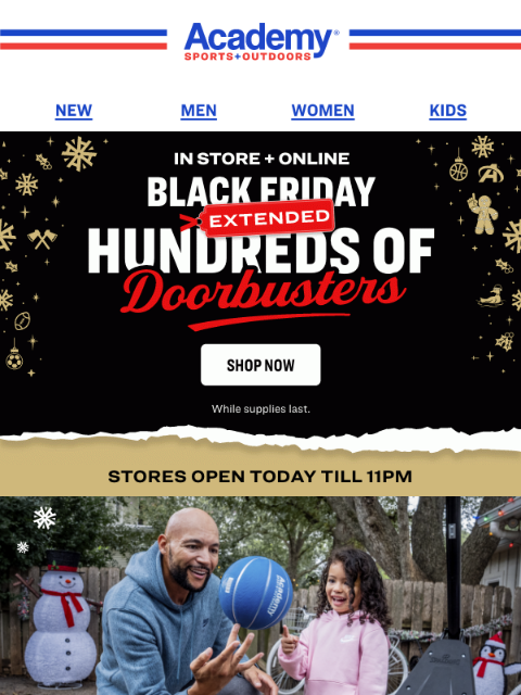 academy newsletter: SAVE TODAY! Up to 40% Off Nike Clothes + Shoes