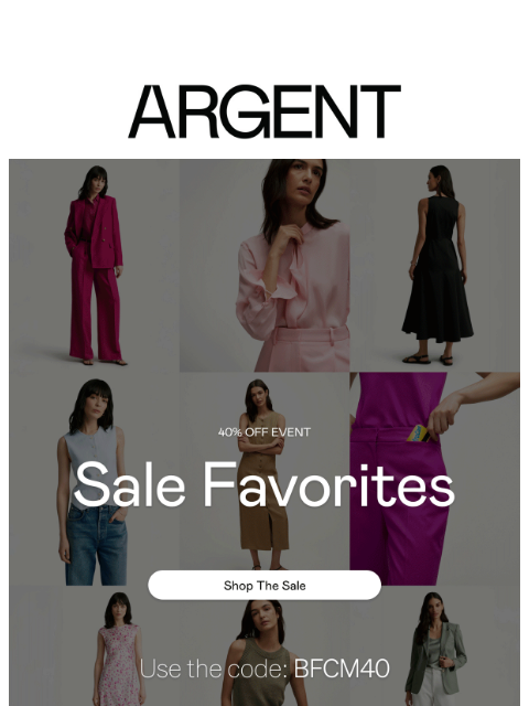 argentwork newsletter: SALE FAVORITES: 40% off blazers, dresses, tops, & ...