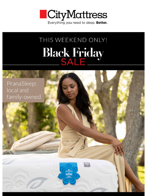citymattress newsletter: Last Weekend for Black Friday Savings
