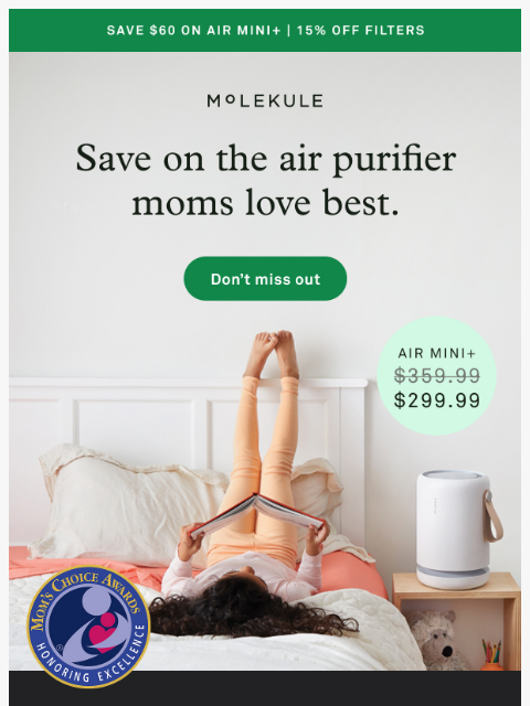 molekule newsletter: Make your Mom Proud this Black Friday  🌟