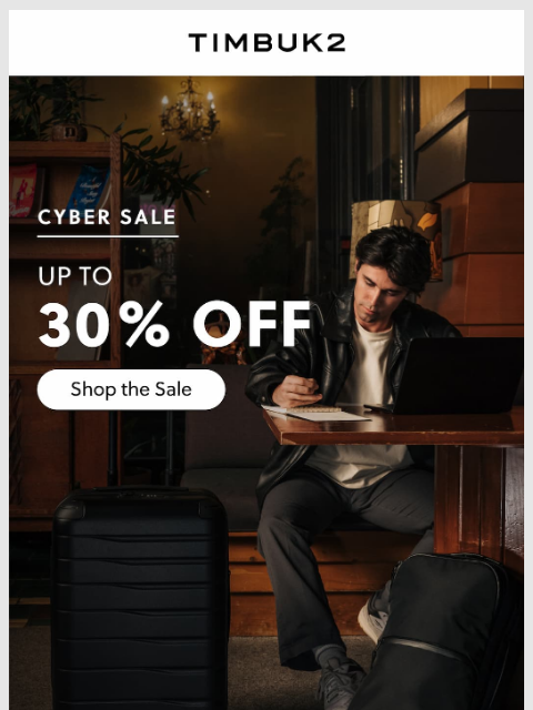 timbuk2 newsletter: Save up to 30% On Your Favorites