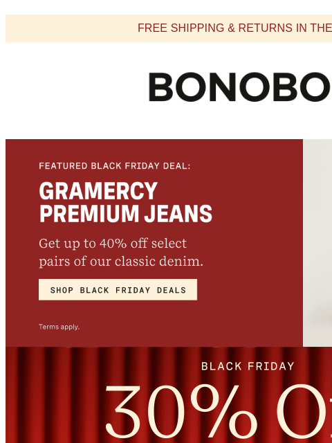bonobos newsletter: 30% Off Our Coolest Pants