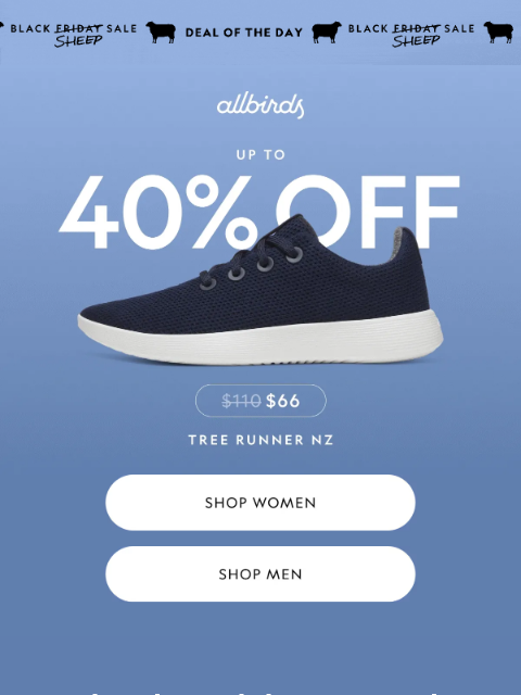 allbirds newsletter: Best Deals On Our Top Styles