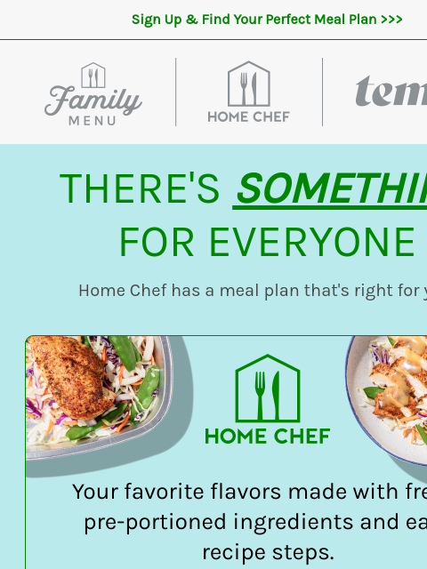 homechef newsletter: Meal planning is so 👏 much👏 easier 👏with Home C...