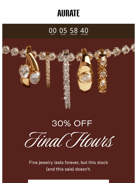 auratenewyork newsletter: 🚨 ALMOST SOLD OUT (!!!)