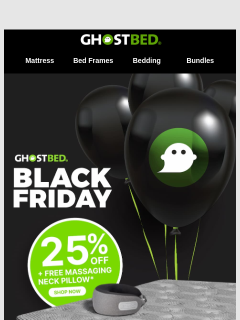 ghostbed newsletter: Nope, you didn't miss out!