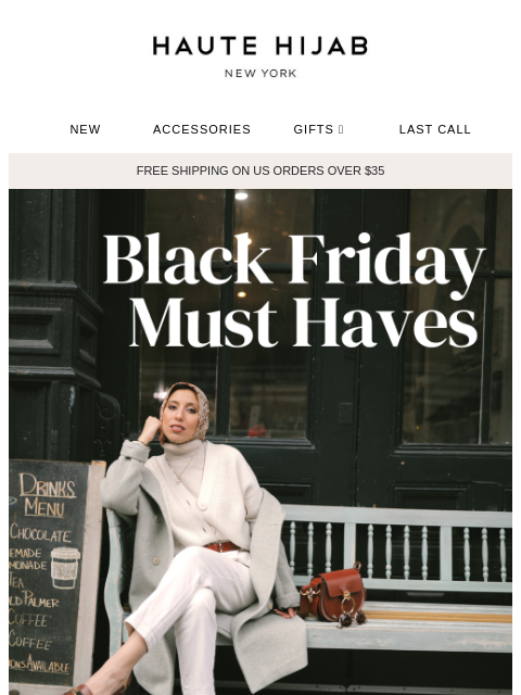hautehijab newsletter: Black Friday must haves 🛍️