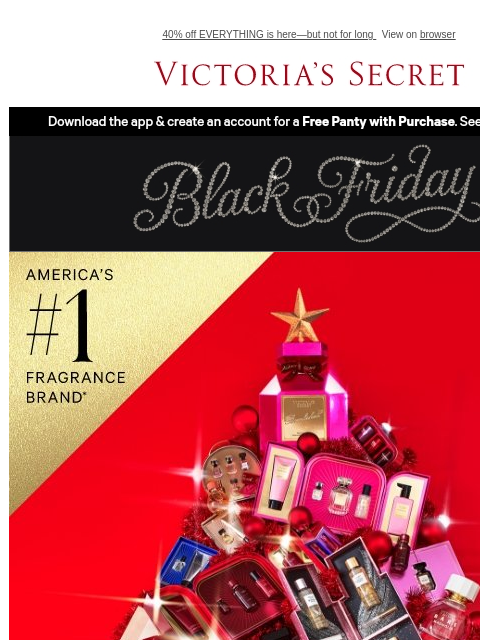 victoriassecret newsletter: Black Friday Deals Are Going Fast