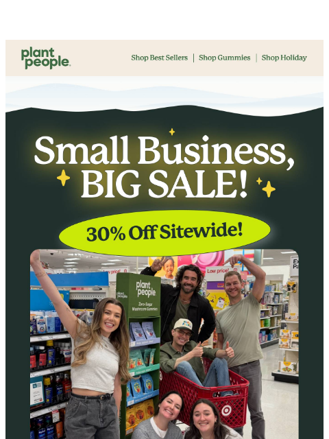 plantpeople newsletter: Small Business, BIG SALE!