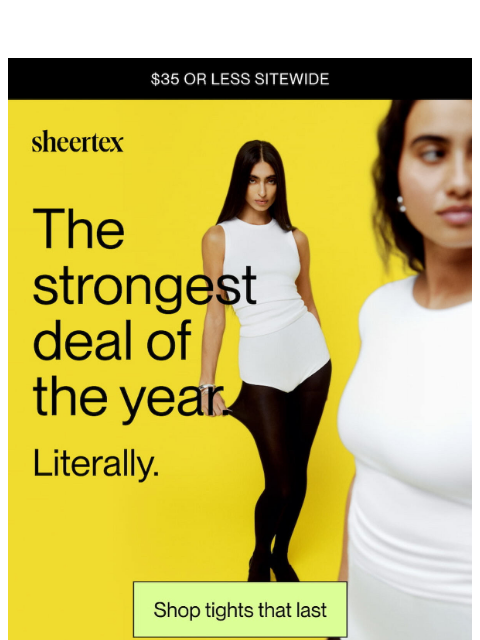 sheertex newsletter: PSA: Low Stock on Our Black Friday 3-Pack 👀