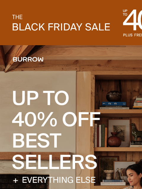 burrow newsletter: MAJOR SAVINGS ON BEST SELLERS