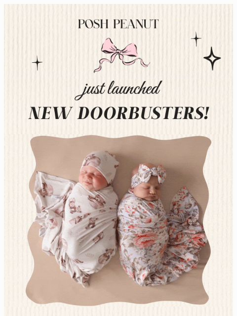 poshpeanut newsletter: 🔥 NEW $25 Doorbusters + Save Sitewide!