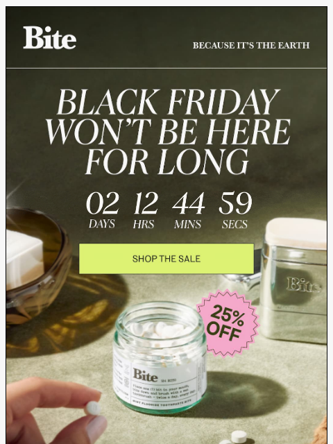 bitetoothpastebits newsletter: Just so you know.