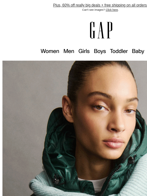 gap newsletter: 50% OFF EVERYTHING just dropped — Cyber Monday is ...