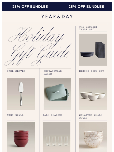 yearandday newsletter: Dessert lovers, it’s your season