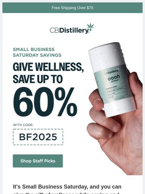 thecbdistillery newsletter: Not sure what to get them?