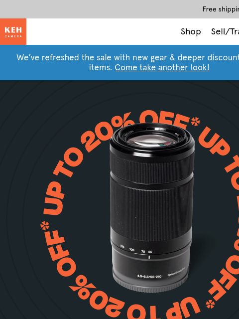 keh newsletter: 🔥 The sale just got better—new deals just added �...