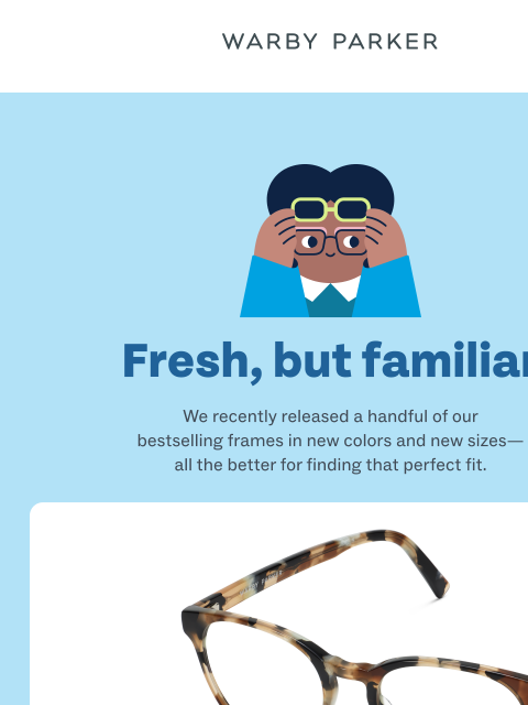 warbyparker newsletter: Recognize them?