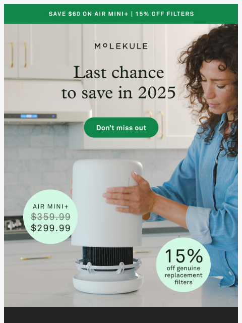 molekule newsletter: BLACK FRIDAY ENDS SOON 🙈