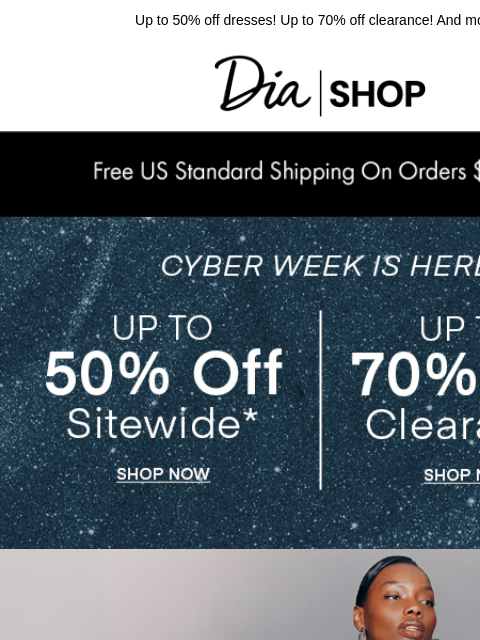 dia newsletter: Cyber Week IS HEREEE ❣️​